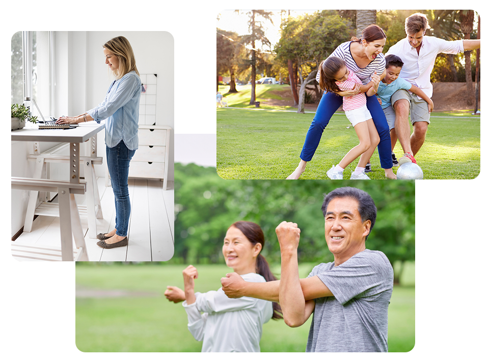 Jake Woodrich, PT DPT CSCS, Laura Rowand, PTA, and Serena Jung, PTA treating their patients at their clinics.