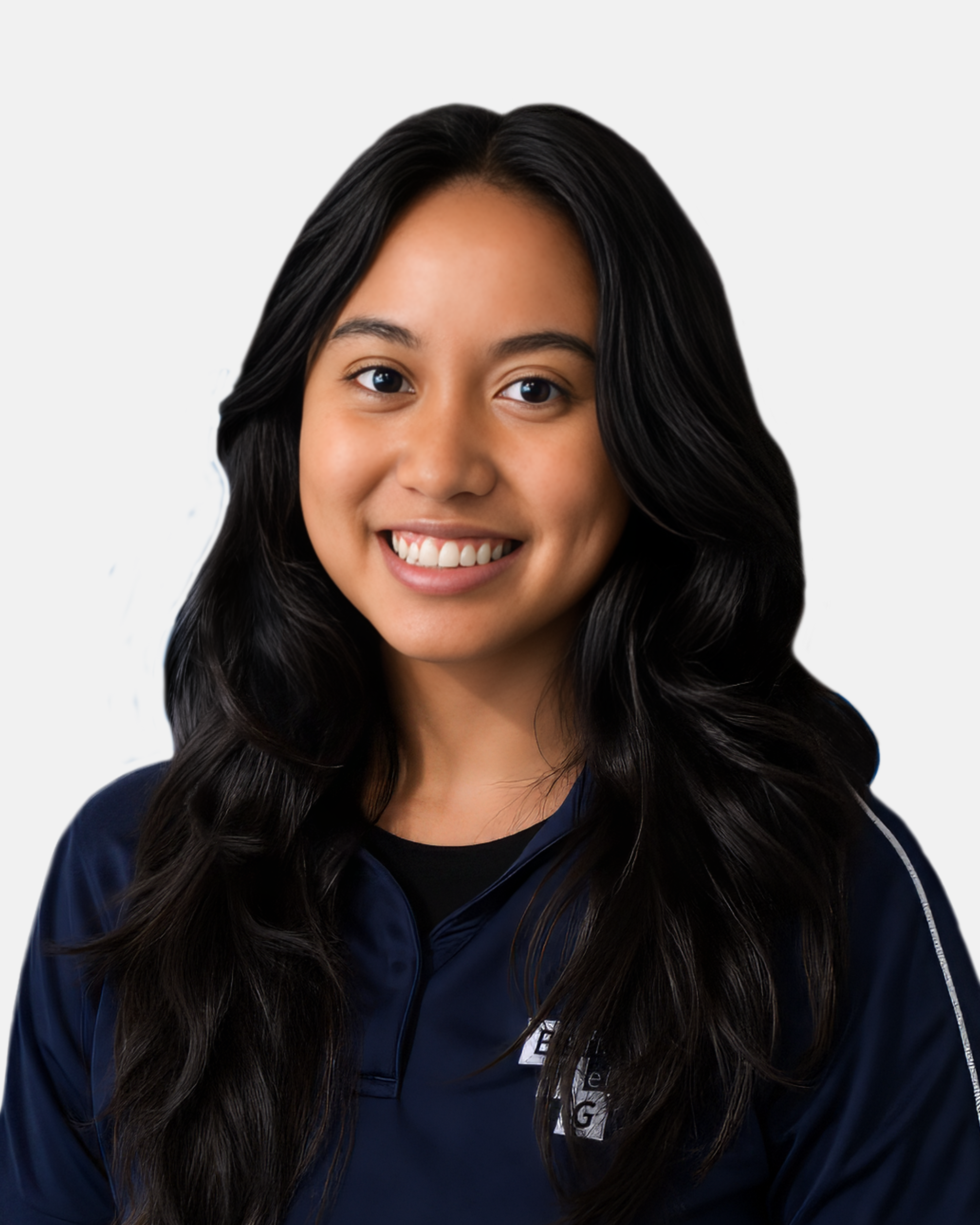 Headshot of Lauren Cuisia, PT DPT, smiling in a blue Buffalo Rehab Group polo shirt.